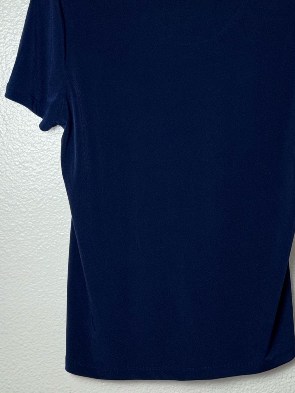 Chico's side-knot grommet top in navy blue women's size medium Chicos size 1 - Picture 12 of 16